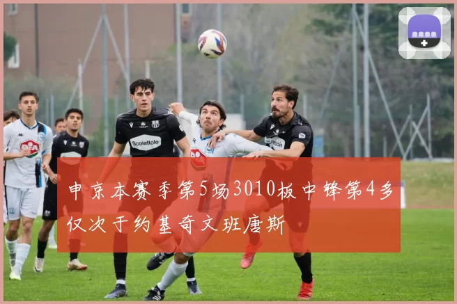 申京本赛季第5场3010板中锋第4多仅次于约基奇文班唐斯