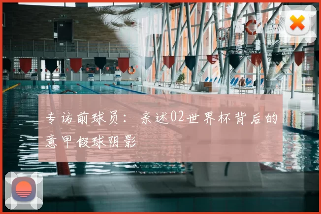 专访前球员：亲述02世界杯背后的意甲假球阴影
